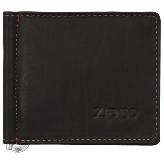 Zippo Portefeuille à deux volets Money Clip - Marron