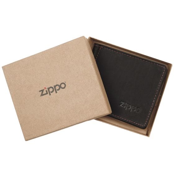 Zippo Portefeuille à deux volets Money Clip - Marron