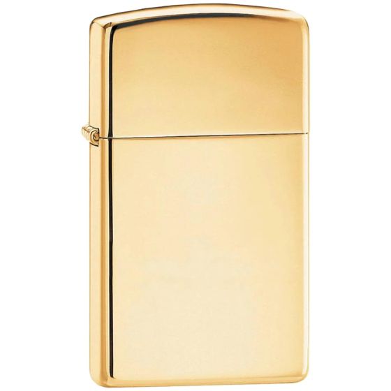 Zippo Briquet fin en laiton brillant