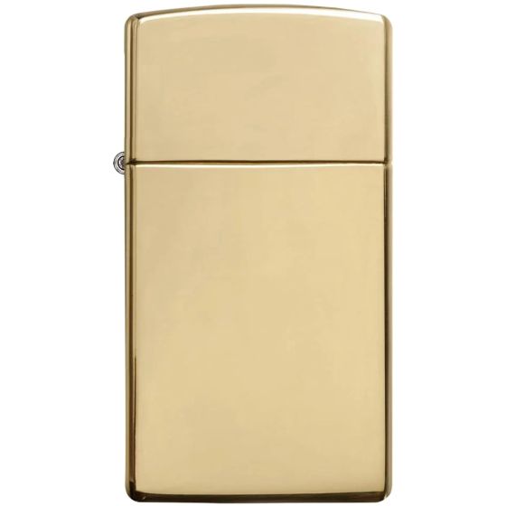 Zippo Briquet fin en laiton brillant