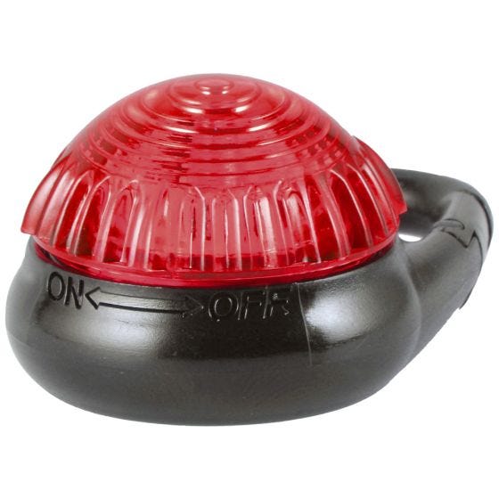 Adventure Lights Lampe clipsable Guardian Tag-It rouge