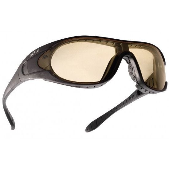 Bolle Lunettes balistiques Raider - verres transparents + fumés + jaunes/monture noire