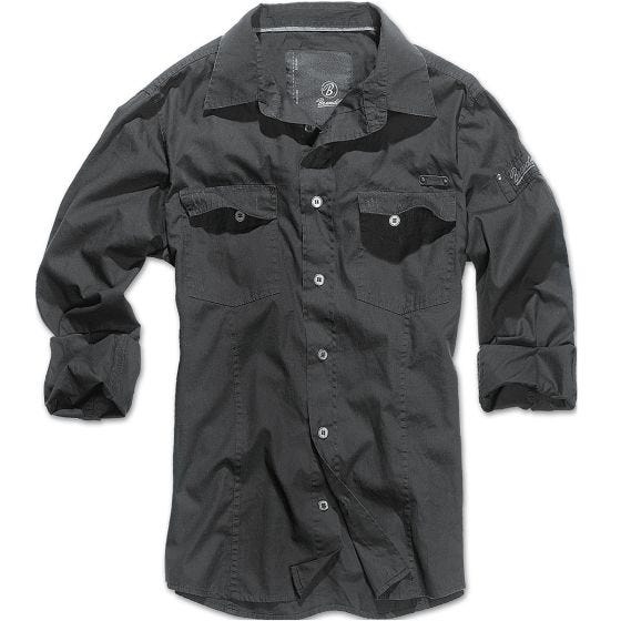 Brandit Chemise SlimFit noire