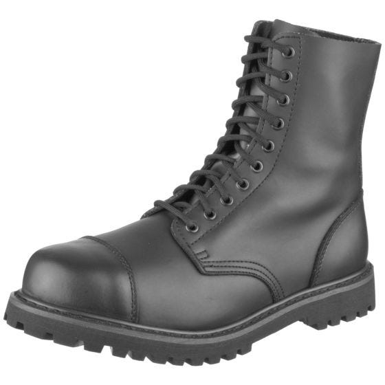 Brandit Bottes Phantom à 10 oeillets de chaque côté noires