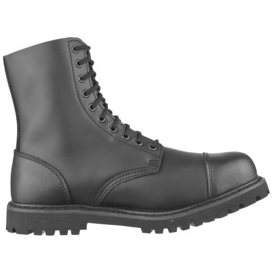 Brandit Bottes Phantom à 10 oeillets de chaque côté noires