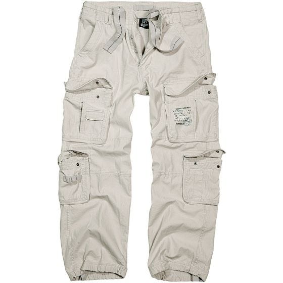 Brandit Pantalon Pure Vintage Old White