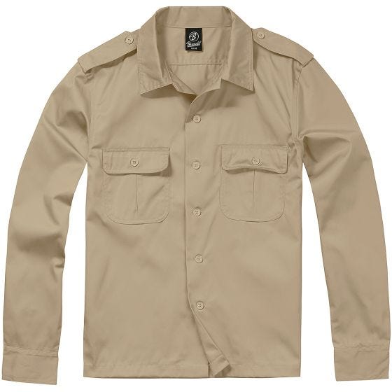 Brandit T-Shirt à manches longues US beige
