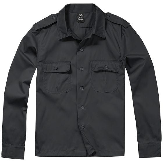 Brandit T-Shirt à manches longues US noir
