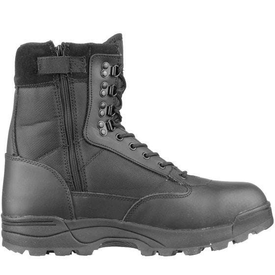 Brandit Bottes Rangers à zip sur le côté noires
