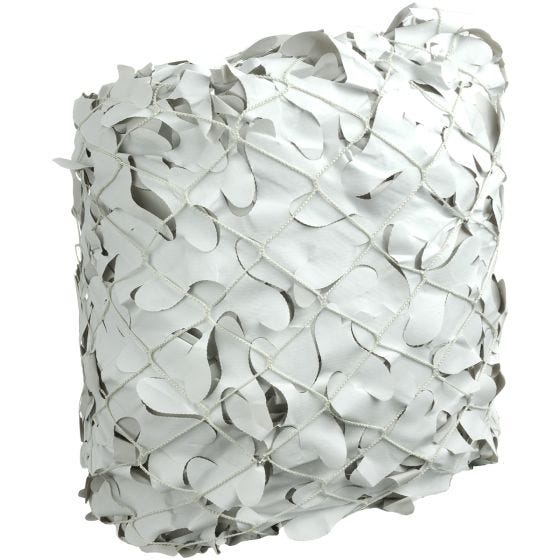 CamoSystems Filet de camouflage pare-soleil à grandes feuilles 4x4 blanc
