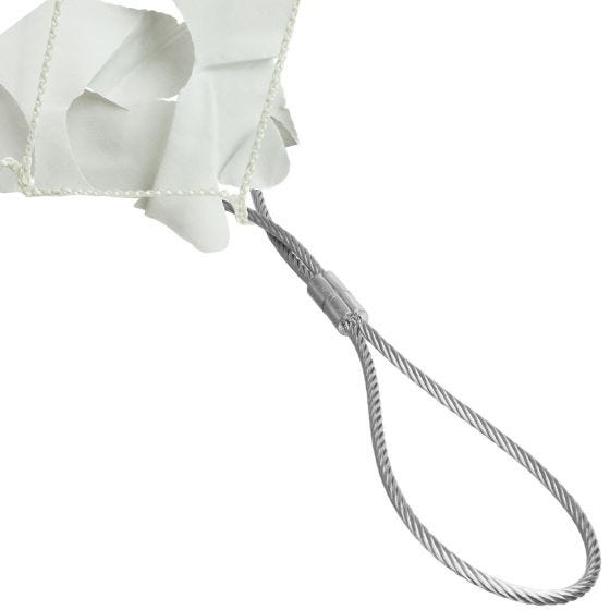 CamoSystems Filet de camouflage pare-soleil à grandes feuilles 4x4 blanc