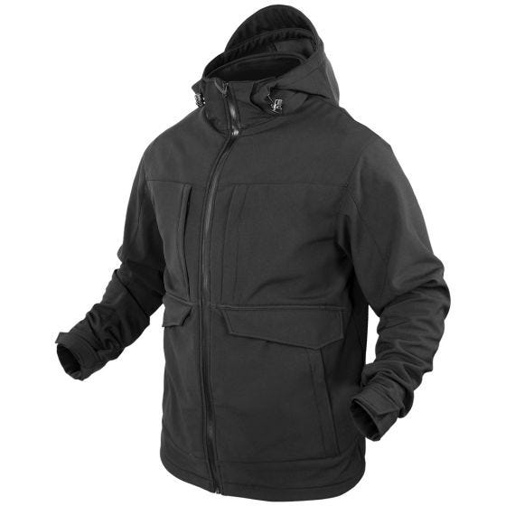 Condor Parka Softshell Overcast noire