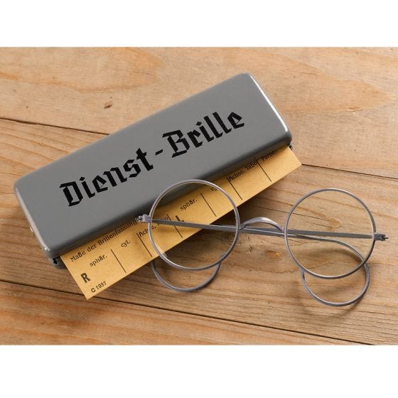 Mil-Tec Dienst-Brille avec boîtier métallique