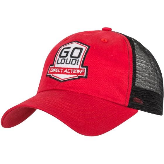 Direct Action Casquette Feed GO LOUD! rouge