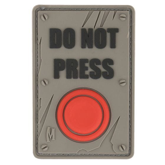 Maxpedition Écusson Do Not Press (SWAT)