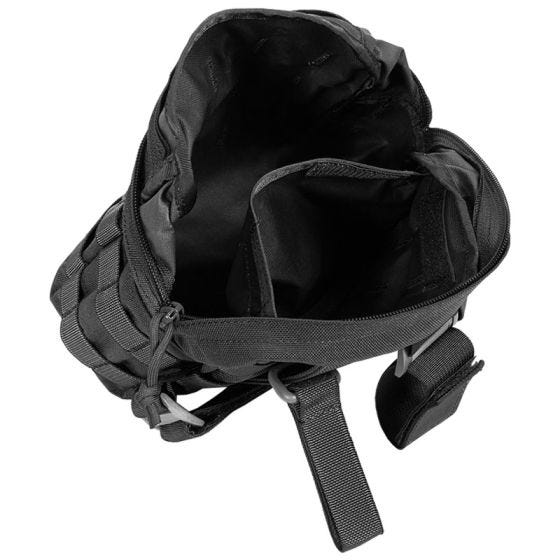 Flyye Plateforme de cuisse MOLLE noire