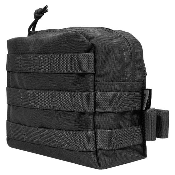 Flyye Plateforme de cuisse MOLLE noire