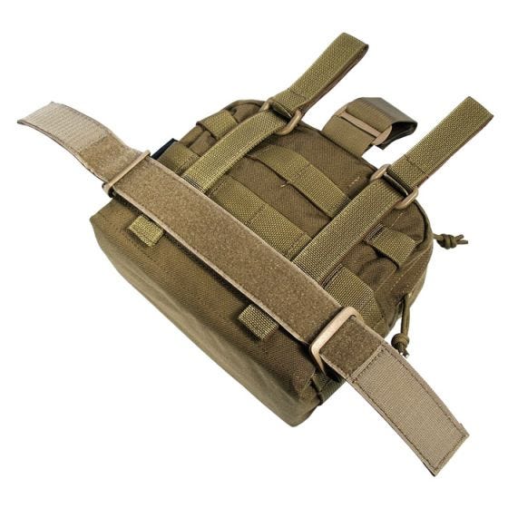 Flyye Plateforme de cuisse MOLLE Coyote Brown