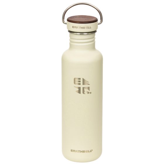 Earthwell Bouteille à paroi simple Woodie 800 ml Walnut/Baja Sand