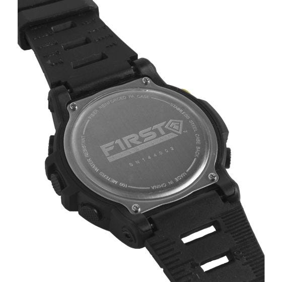 First Tactical Montre Canyon avec boussole électronique noire