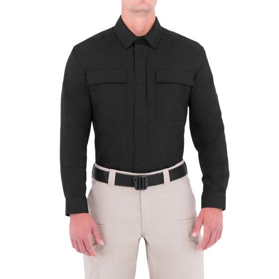 First Tactical T-shirt à manches longues pour homme Specialist BDU noir