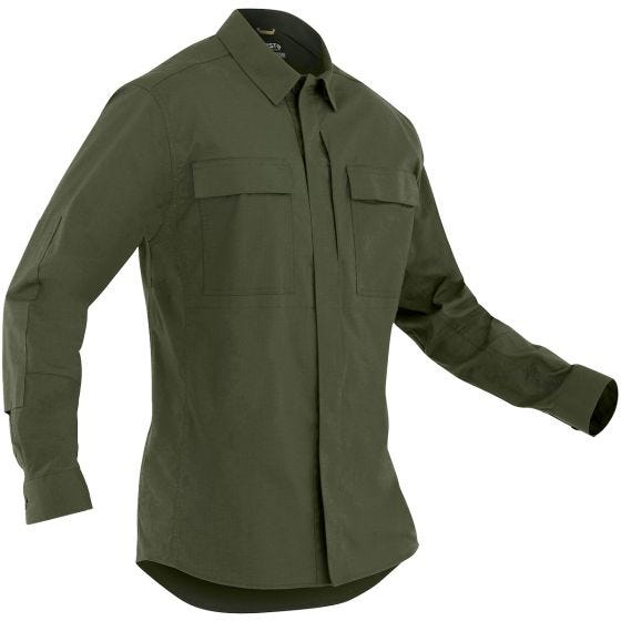 First Tactical T-shirt à manches longues pour homme Tactix BDU OD Green