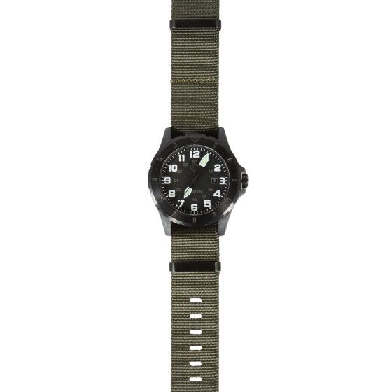 First Tactical Montre militaire Ridgeline en carbone OD Green