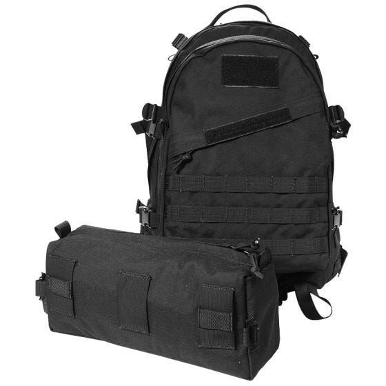 Flyye Poche supplémentaire pour sac à dos MOLLE AIII noire