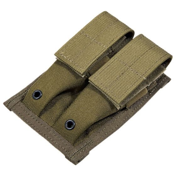 Flyye Porte-chargeur double 9 mm MOLLE Coyote Brown