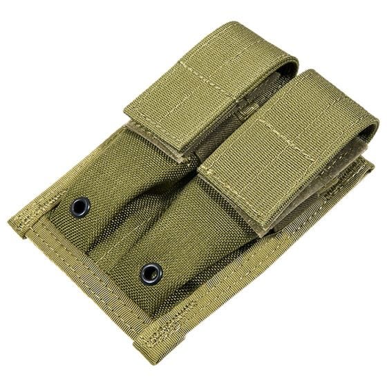 Flyye Porte-chargeur double 9 mm MOLLE kaki