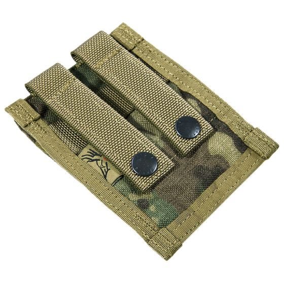 Flyye Porte-chargeur double 9 mm MOLLE MultiCam