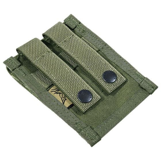 Flyye Porte-chargeur double 9 mm MOLLE Ranger Green