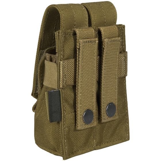 Flyye Porte-chargeur double 9 mm Ver. FE MOLLE Coyote Brown