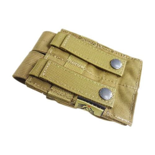 Flyye Porte-chargeur double 9 mm Ver. FE MOLLE kaki