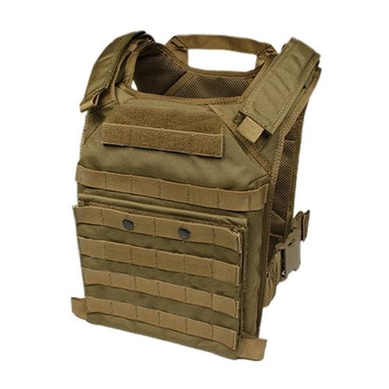 Flyye Gilet tactique GEN 2 avec plaque supplémentaire mobile Coyote Brown