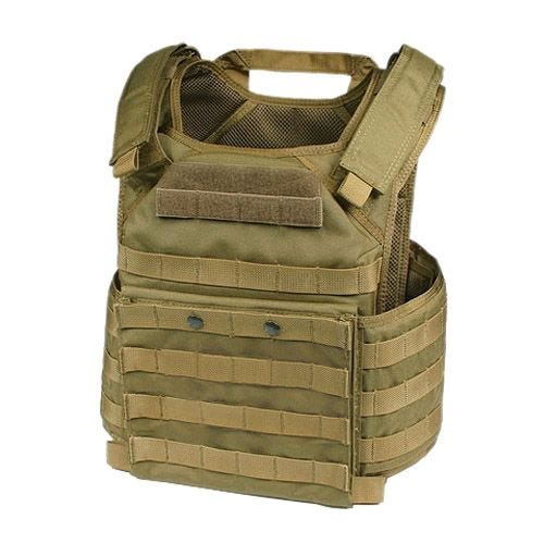 Flyye Gilet tactique GEN 2 avec plaque supplémentaire mobile kaki