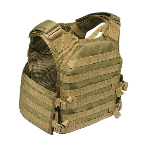 Flyye Gilet tactique GEN 2 avec plaque supplémentaire mobile kaki