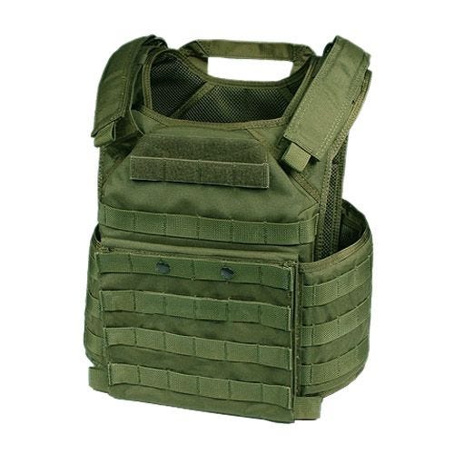 Flyye Gilet tactique GEN 2 avec plaque supplémentaire mobile Olive Drab