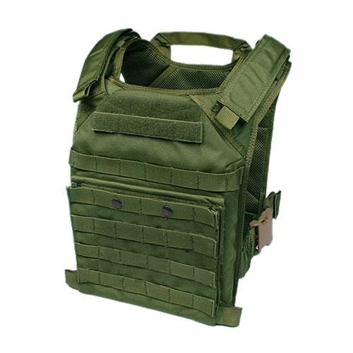 Flyye Gilet tactique GEN 2 avec plaque supplémentaire mobile Olive Drab