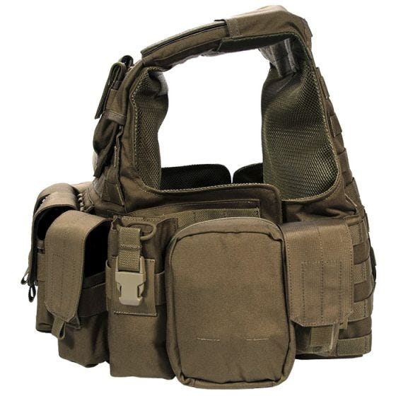 Flyye Gilet tactique Force Recon avec poches ver. Land Coyote Brown
