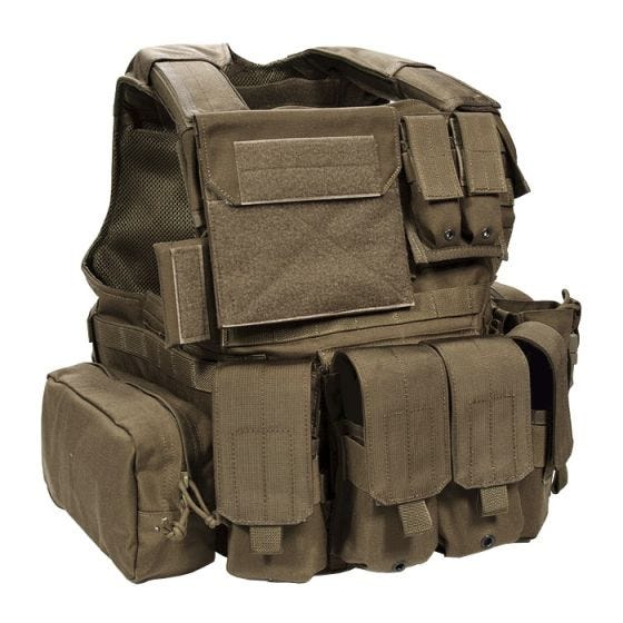 Flyye Gilet tactique Force Recon avec poches ver. Land Coyote Brown