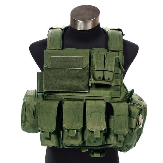 Flyye Gilet tactique Force Recon avec poches ver. Land Olive Drab