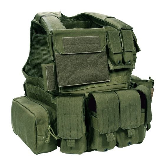 Flyye Gilet tactique Force Recon avec poches ver. Land Olive Drab