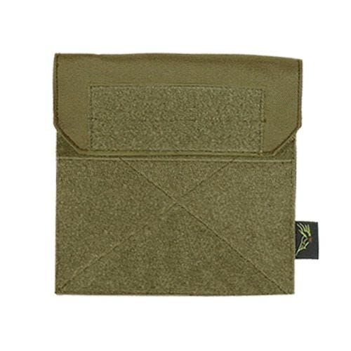 Flyee Pochette de rangement pour documents avec système MOLLE Coyote Brown