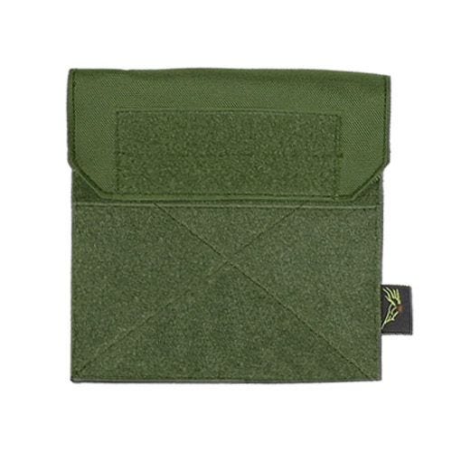 Flyee Pochette de rangement pour documents avec système MOLLE Olive Drab