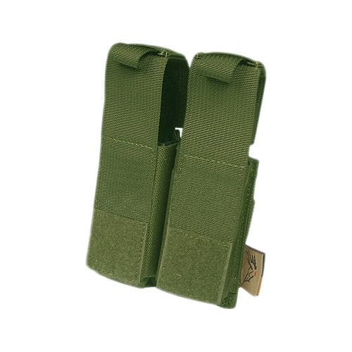 Flyye Porte-chargeur double de pistolet .45 MOLLE Olive Drab
