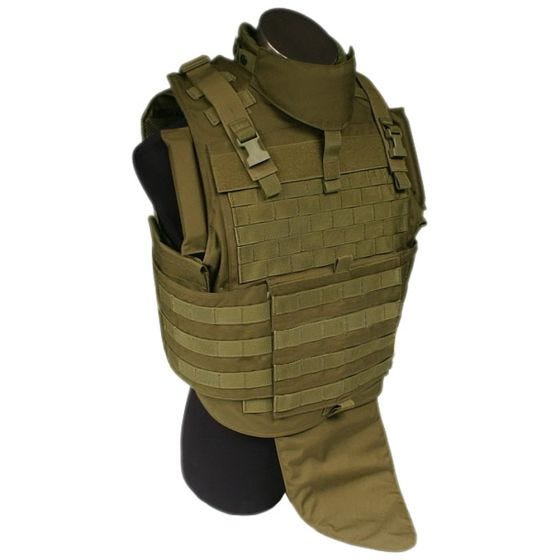 Flyye Veste MOLLE MTV Coyote Brown