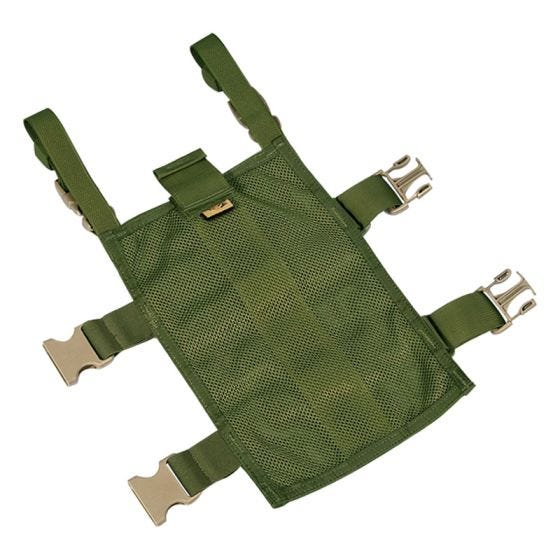 Flyye Plateforme de cuisse rectangulaire MOLLE Olive Drab