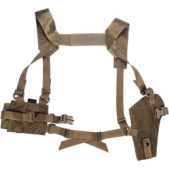 Flyye Holster d'épaule avec panneaux pour MOLLE Coyote Brown