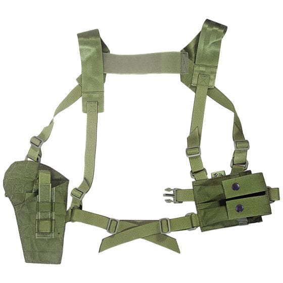 Flyye Holster d'épaule avec panneaux pour MOLLE Olive Drab